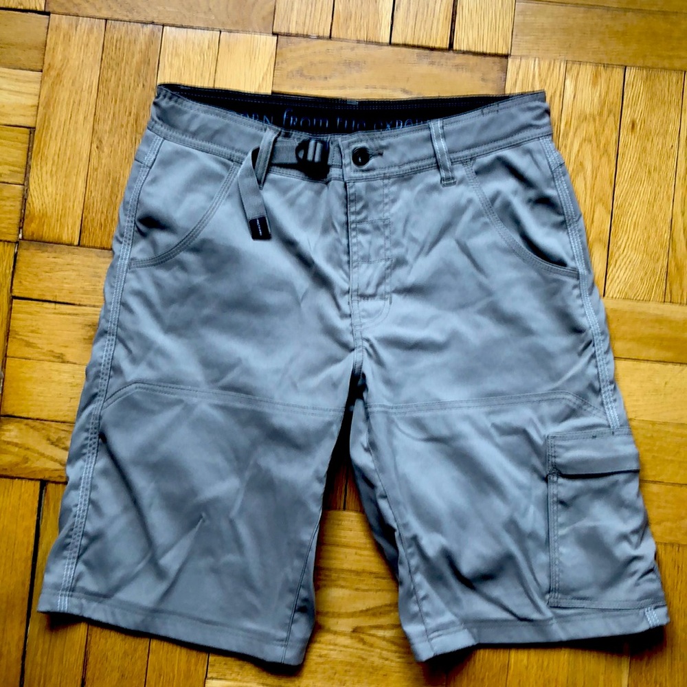 prAna hiking shorts beige khaki 30